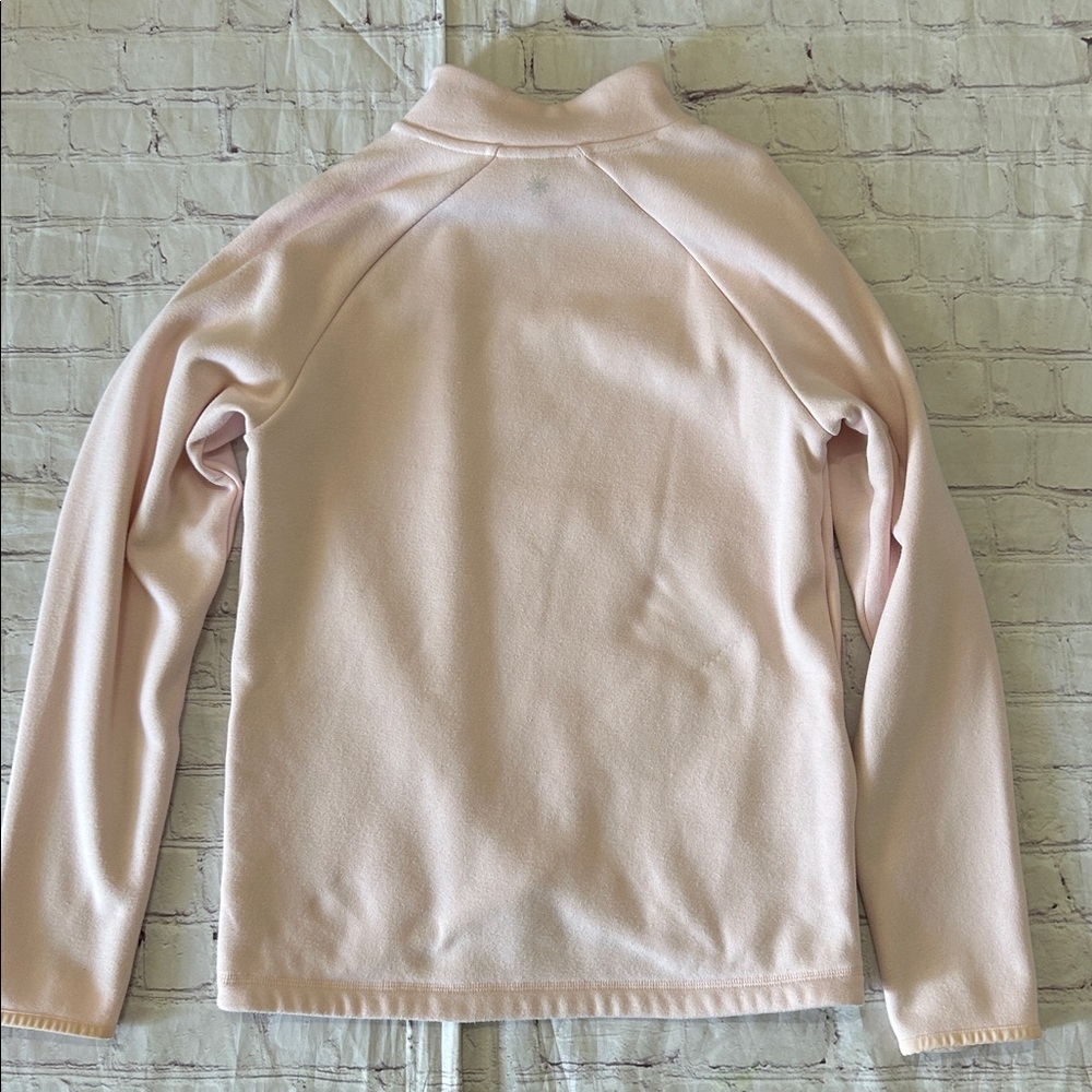 Athleta Girl Light Pink Cozy Karma Wrap Fleece Sweater XXL / 16 Soft Pockets - Picture 8 of 8